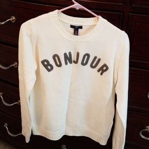 Bonjour sweater